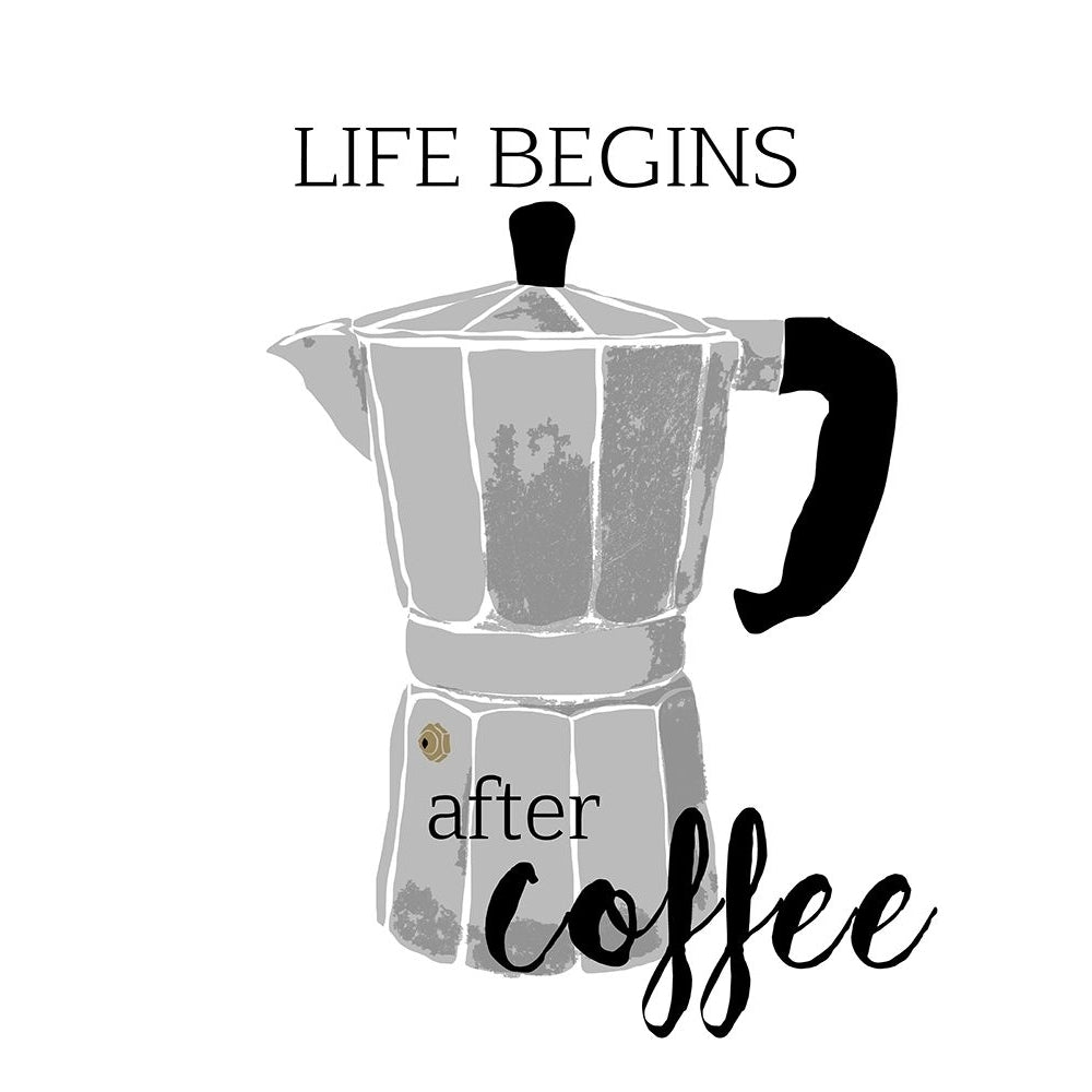 Begins After Coffee Poster Print - Daniela Santiago-VARPDX47135 Image 1