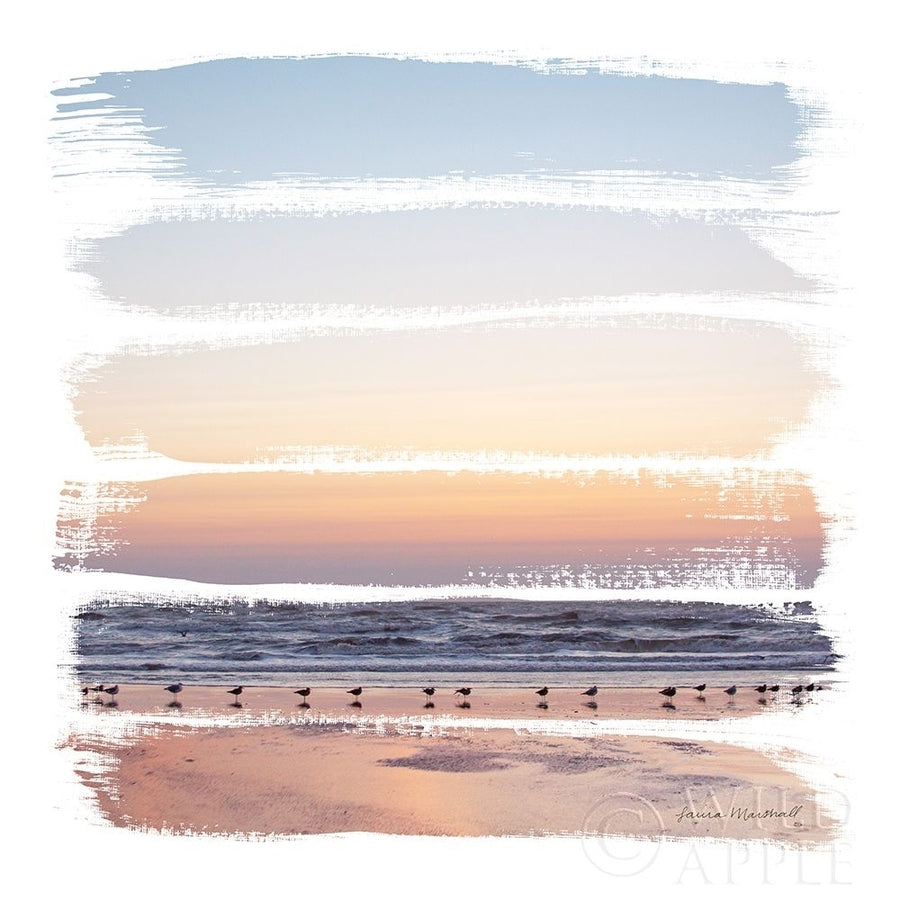 Sunset Stripes I Poster Print by Laura Marshall-VARPDX47188 Image 1