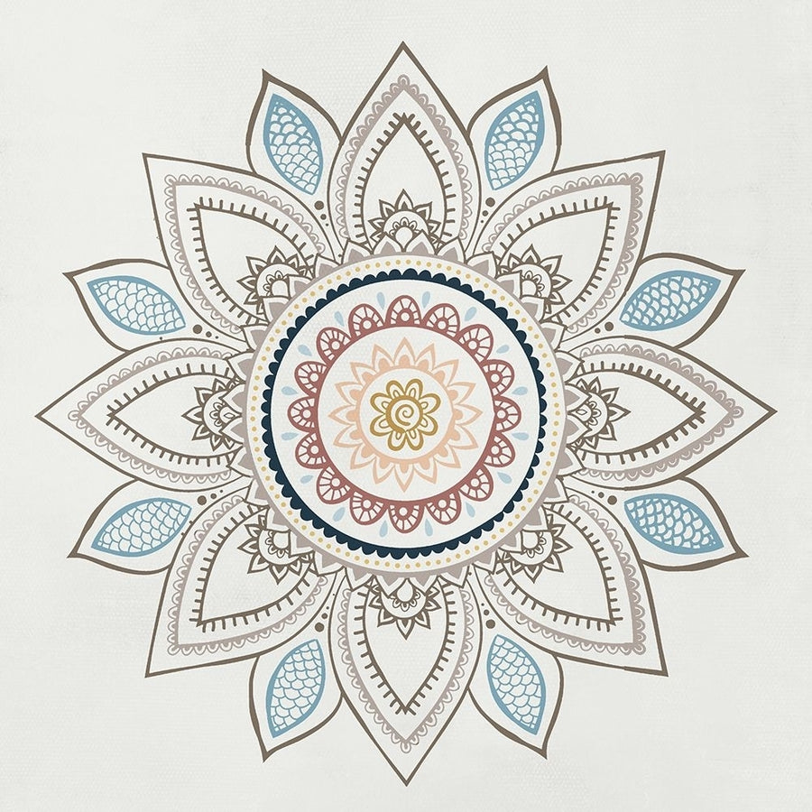 Soft Mandala Burst I Poster Print - Conrad Knutsen-VARPDX47228 Image 1