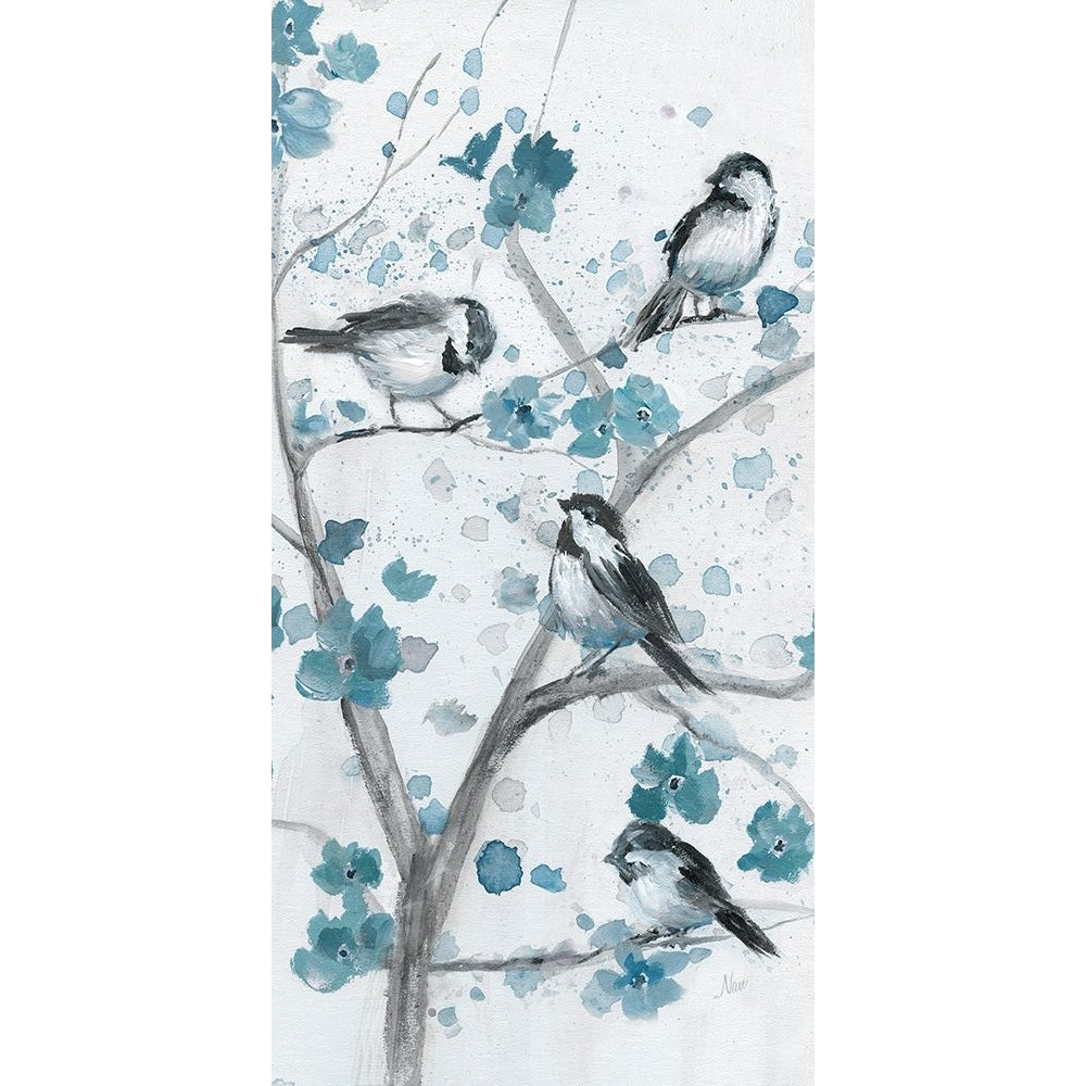 Blue Chickadees I Poster Print - Nan-VARPDX47245 Image 1