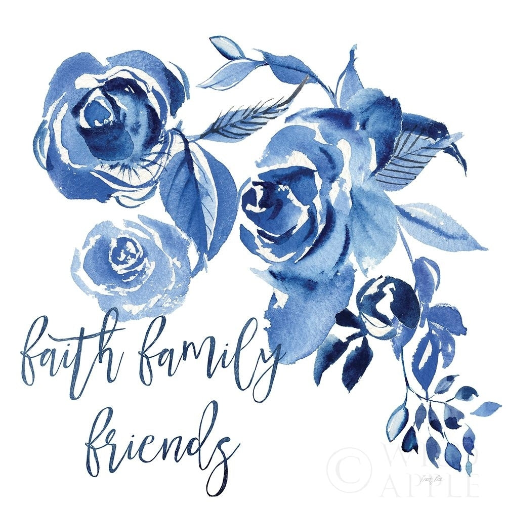 Delft Delight IV Faith Poster Print by Kristy Rice-VARPDX47427 Image 1