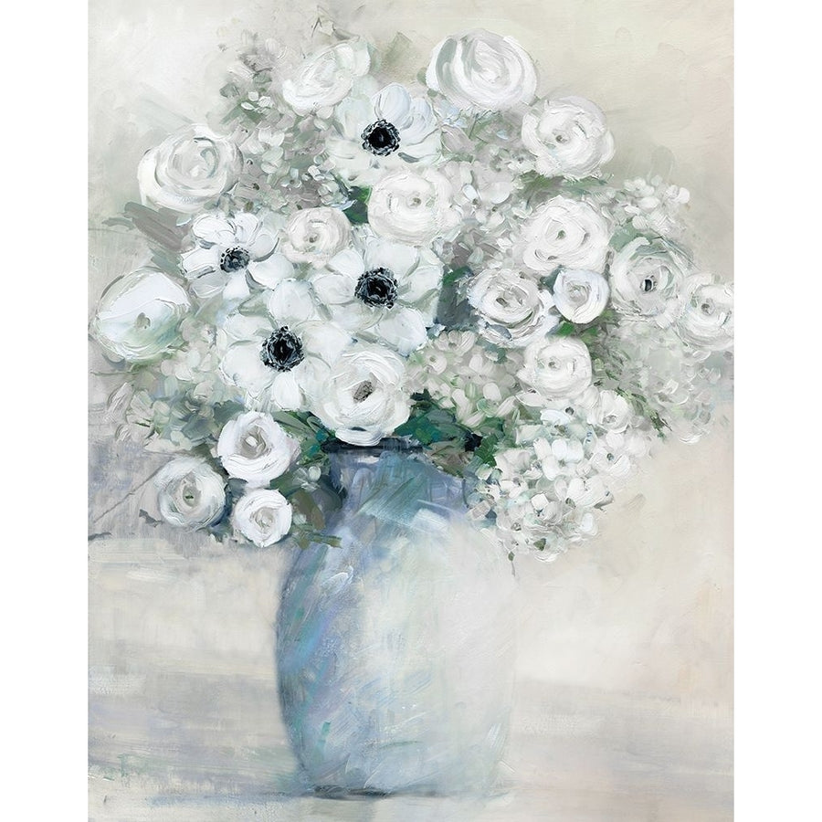 White Anemone Poster Print - Sally Swatland-VARPDX47428 Image 1