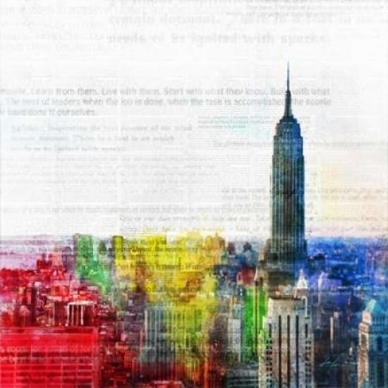 Colorful City 1 Poster Print by Ken Roko-VARPDX476ROK1067 Image 1