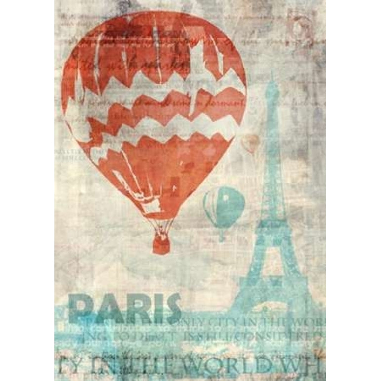 Paris Travel Poster Print by Ken Roko-VARPDX476ROK1115 Image 1