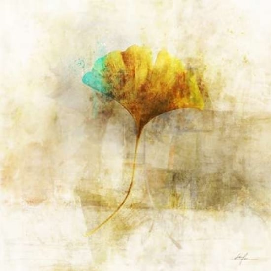 Falling Ginko Leaf Poster Print by Ken Roko-VARPDX476ROK1156 Image 1