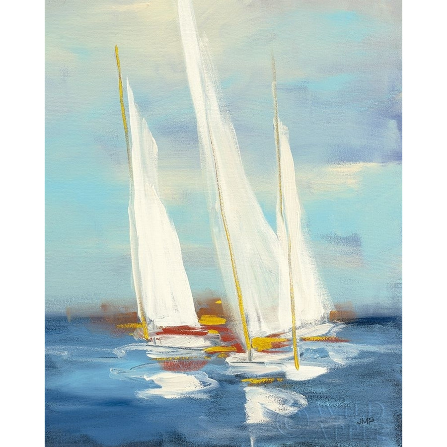 Summer Regatta III Red Yellow Poster Print by Julia Purinton-VARPDX47778 Image 1