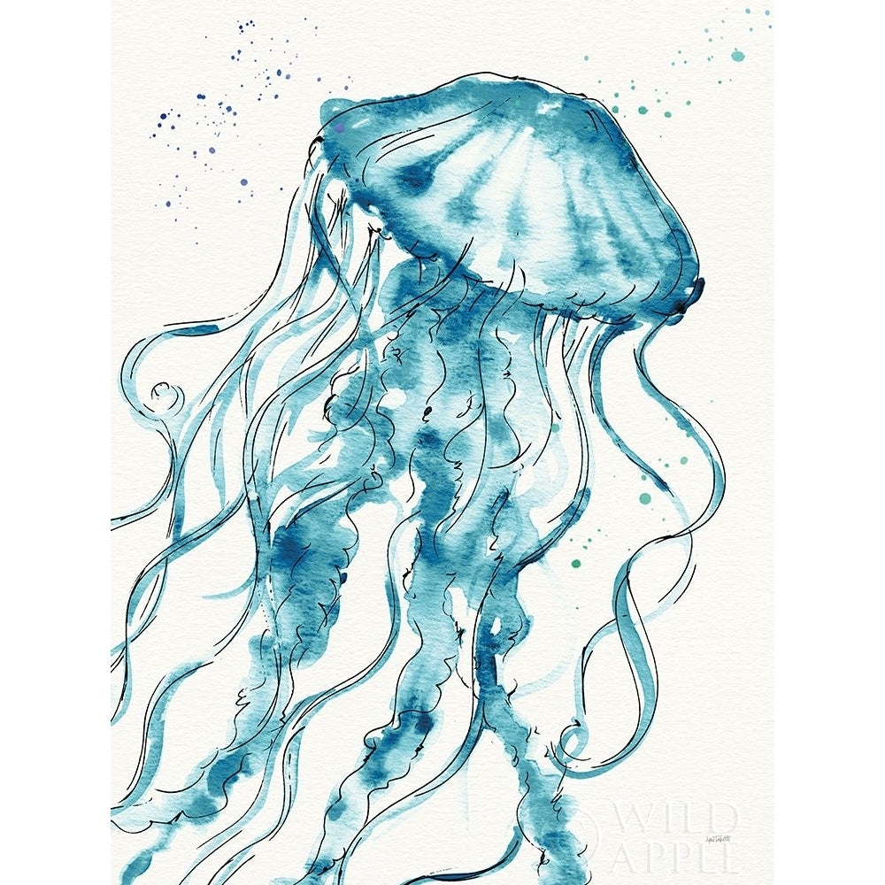 Deep Sea X v2 Teal Poster Print by Anne Tavoletti-VARPDX47955 Image 1