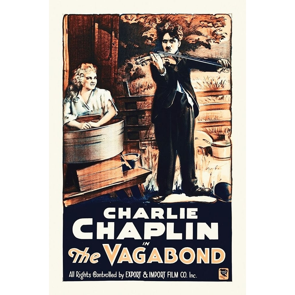 Charlie Chaplin The Vagabond 1916 Poster Print by Hollywood Photo Archive Hollywood Photo Archive-VARPDX482441 Image 1