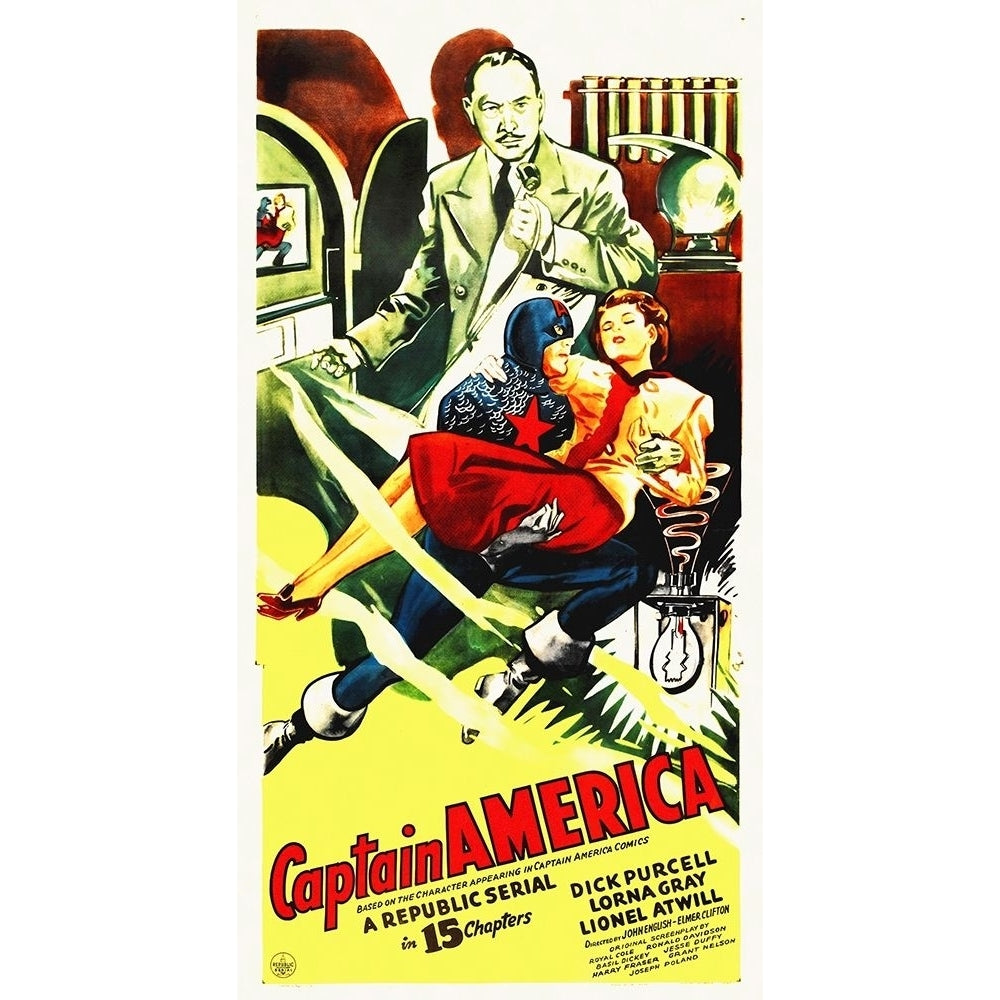 Captain America - A Republic Serial Poster Print by Hollywood Photo Archive Hollywood Photo Archive-VARPDX482809 Image 1