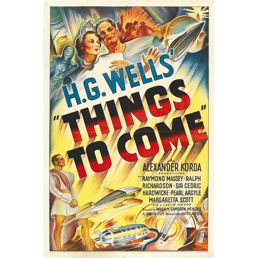 H.G. Wells - Things To Come - Full Color Poster Print by Hollywood Photo Archive Hollywood Photo Archive-VARPDX482848 Image 1