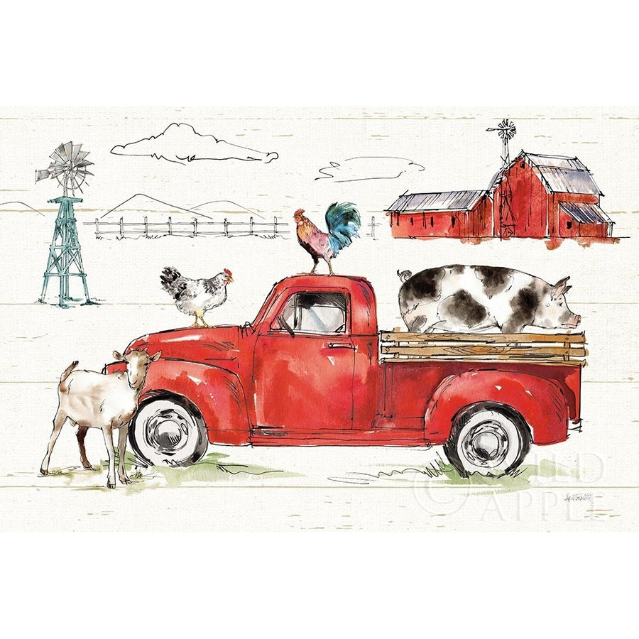 Down on the Farm II No Words Poster Print by Anne Tavoletti-VARPDX48297 Image 1