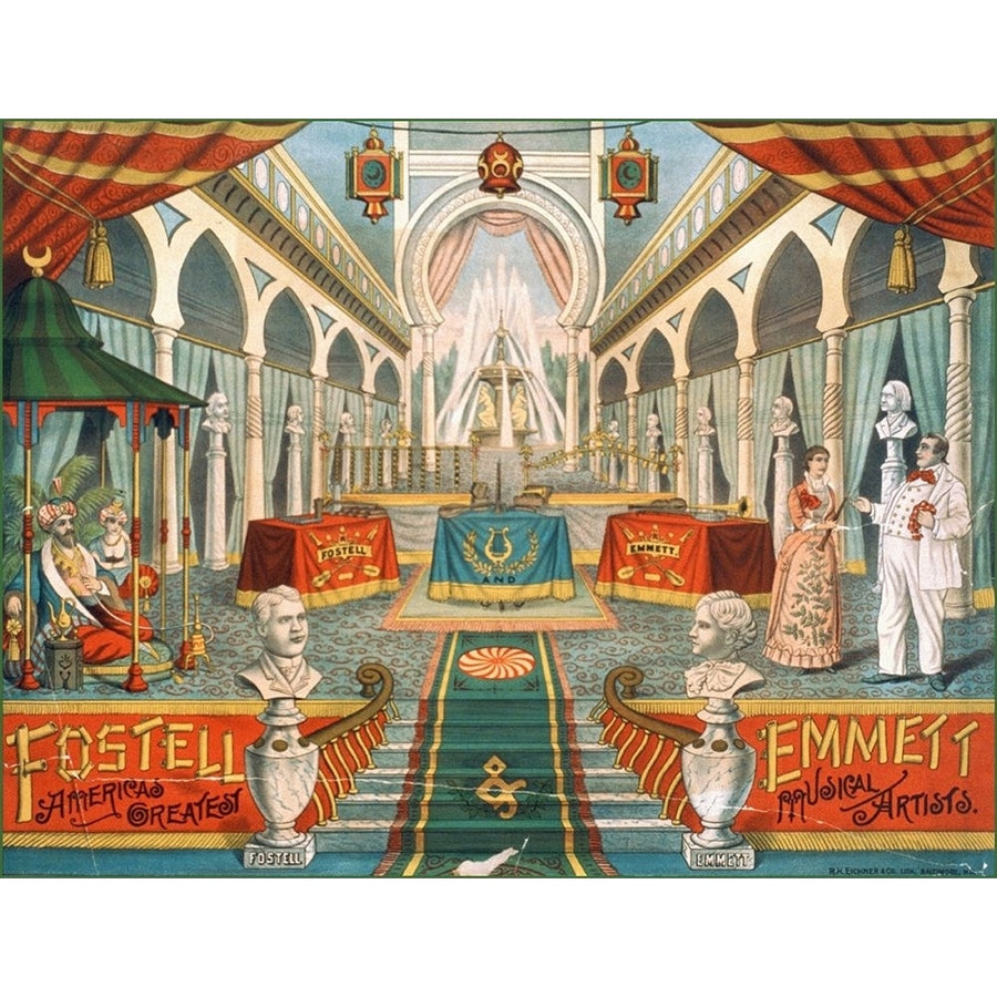 Fostel And Emmett Americas Greatest Musical Artists Poster Print by Hollywood Photo Archive Hollywood Photo Image 1