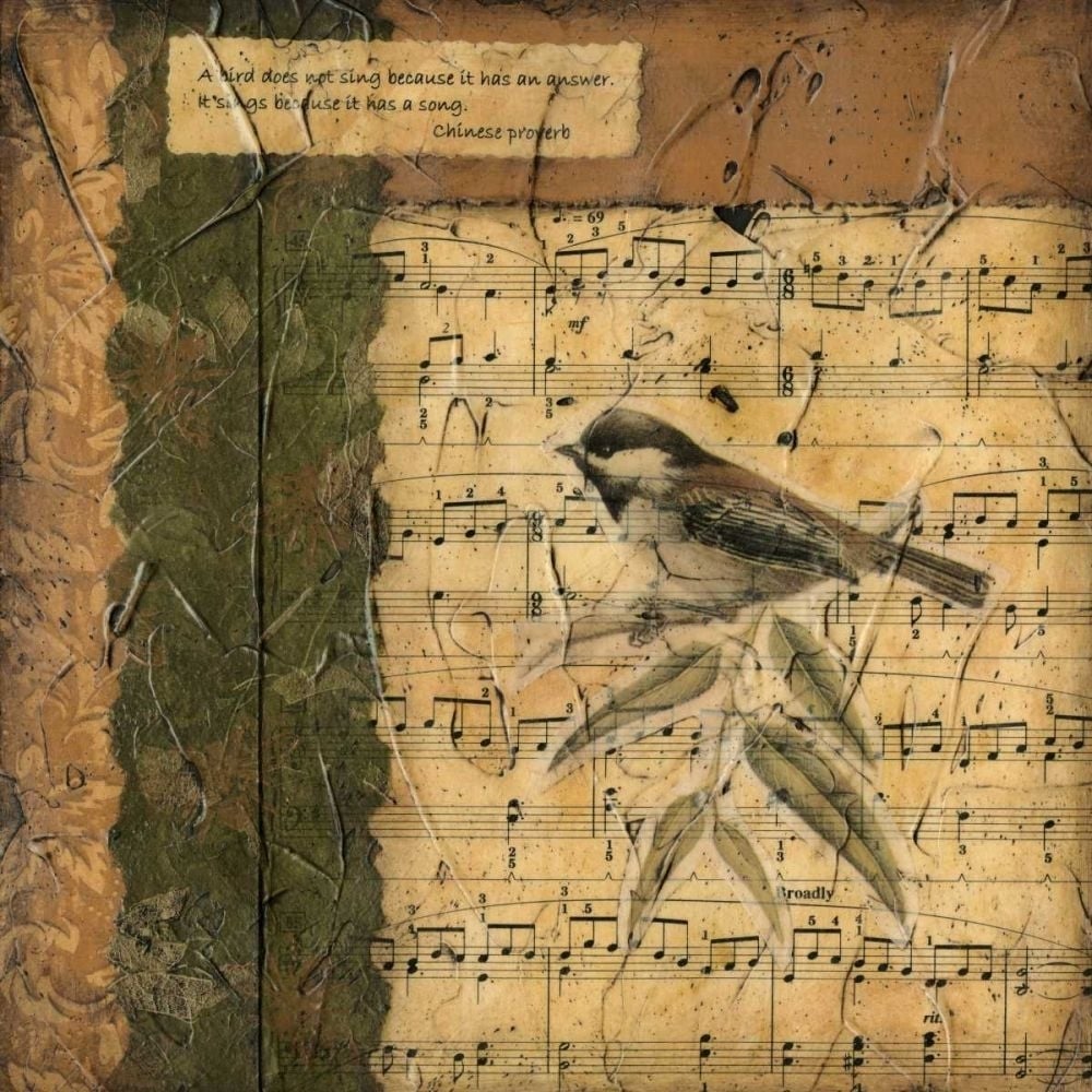 Bird Melody I Poster Print - Nancy Slocum-VARPDX48507D Image 1