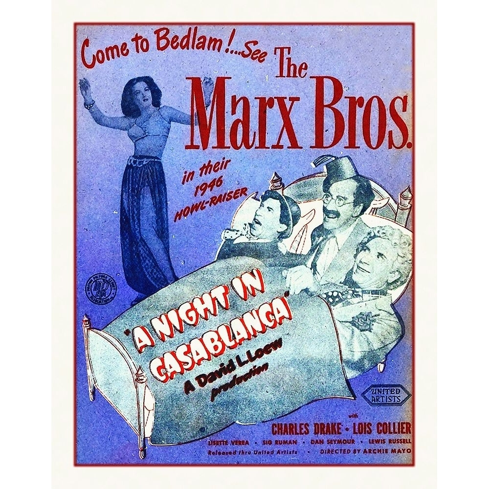 Marx Brothers - A Night in Casablanca 01 Poster Print by Hollywood Photo Archive Hollywood Photo Archive-VARPDX486688 Image 1