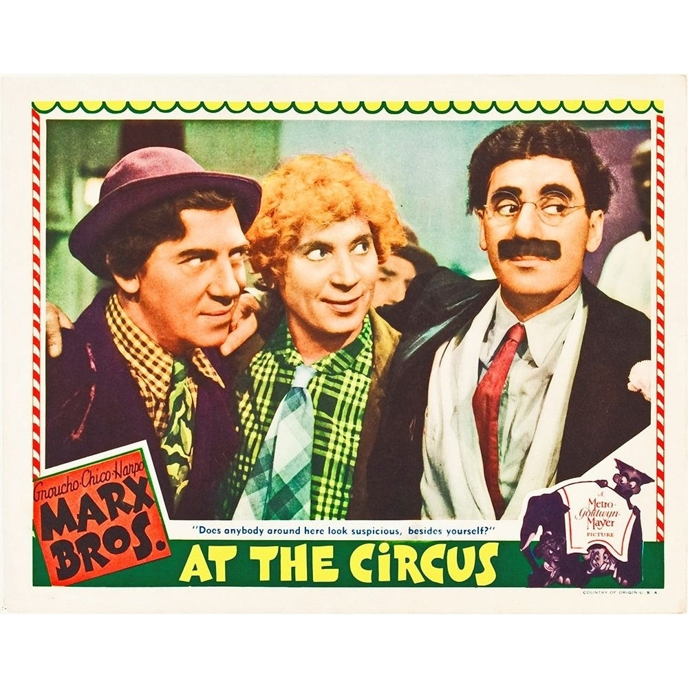 Marx Brothers - At the Circus 01 Poster Print by Hollywood Photo Archive Hollywood Photo Archive-VARPDX486696 Image 1