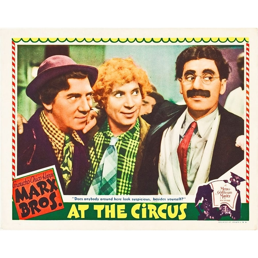 Marx Brothers - At the Circus 01 Poster Print by Hollywood Photo Archive Hollywood Photo Archive-VARPDX486696 Image 1