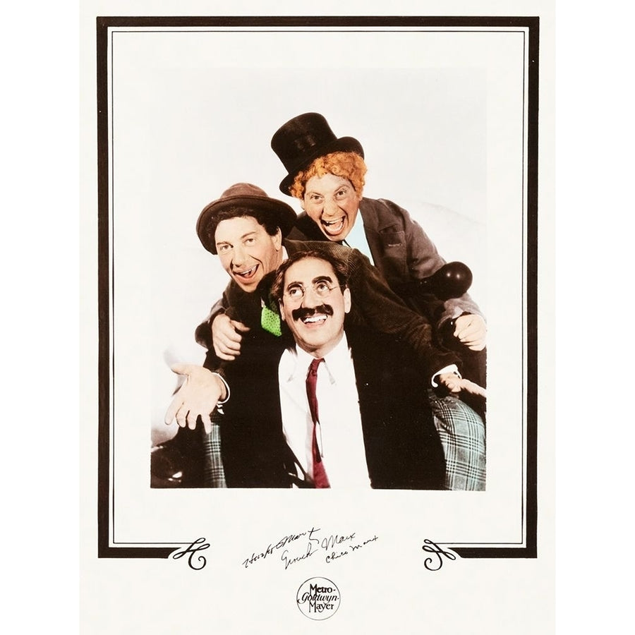 Marx Brothers - Publicity Photo - Groucho Chico and Harpo Poster Print by Hollywood Photo Archive Hollywood Photo Image 1