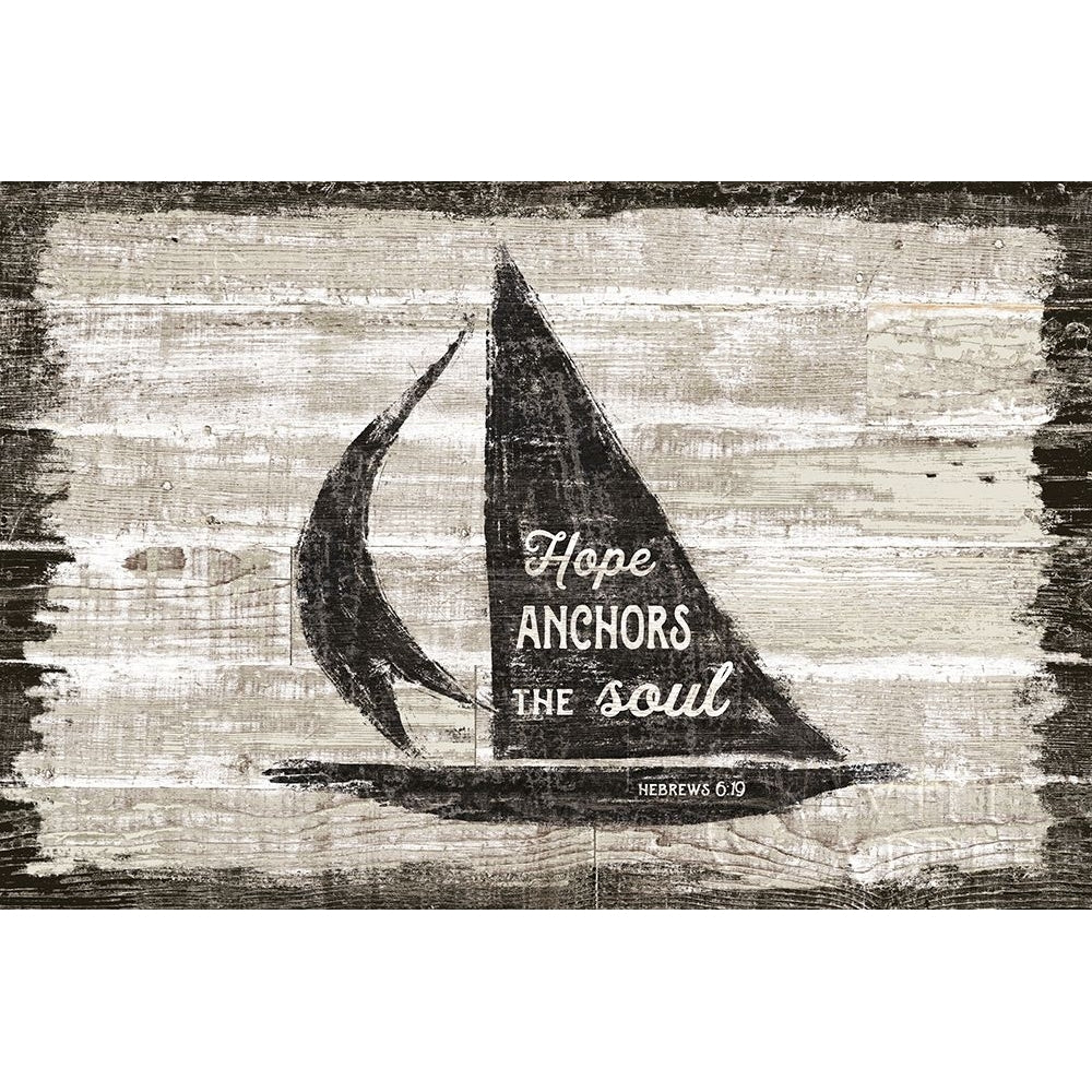 Driftwood Coast Scripture II Poster Print by Sue Schlabach-VARPDX48733 Image 1