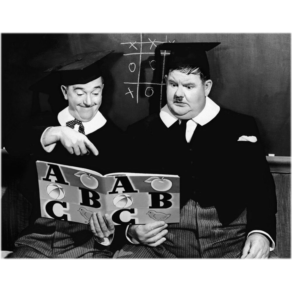 Laurel and Hardy - Chump at Oxford 1940 Poster Print by Hollywood Photo Archive Hollywood Photo Archive-VARPDX487334 Image 1