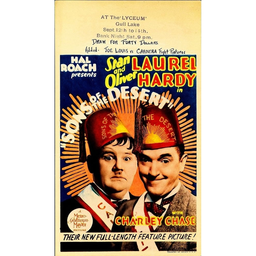 Laurel and Hardy - Sons of the Desert Poster Print by Hollywood Photo Archive Hollywood Photo Archive-VARPDX487347 Image 1