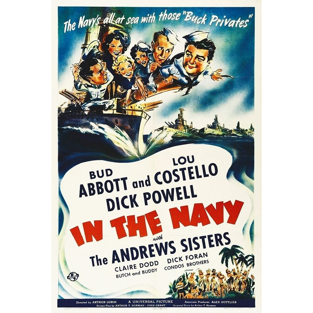 Abbott and Costello - In The Navy Poster Print by Hollywood Photo Archive Hollywood Photo Archive-VARPDX487812 Image 1