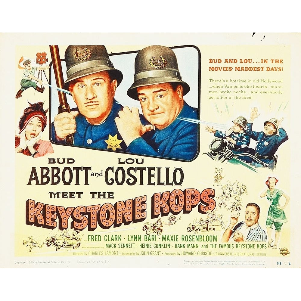 Abbott and Costello - Keystone Kops Poster Print by Hollywood Photo Archive Hollywood Photo Archive-VARPDX487821 Image 1