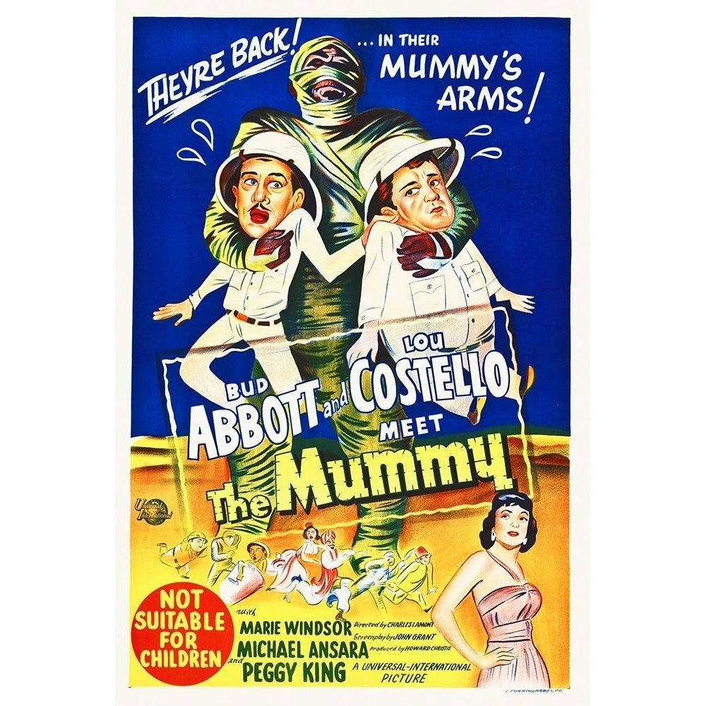 Abbott and Costello - Meet The Mummy Poster Print by Hollywood Photo Archive Hollywood Photo Archive-VARPDX487841 Image 1