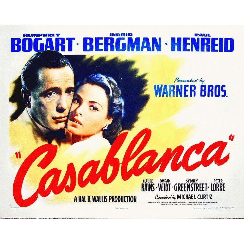 Casablanca Poster Print by Hollywood Photo Archive Hollywood Photo Archive-VARPDX487890 Image 1