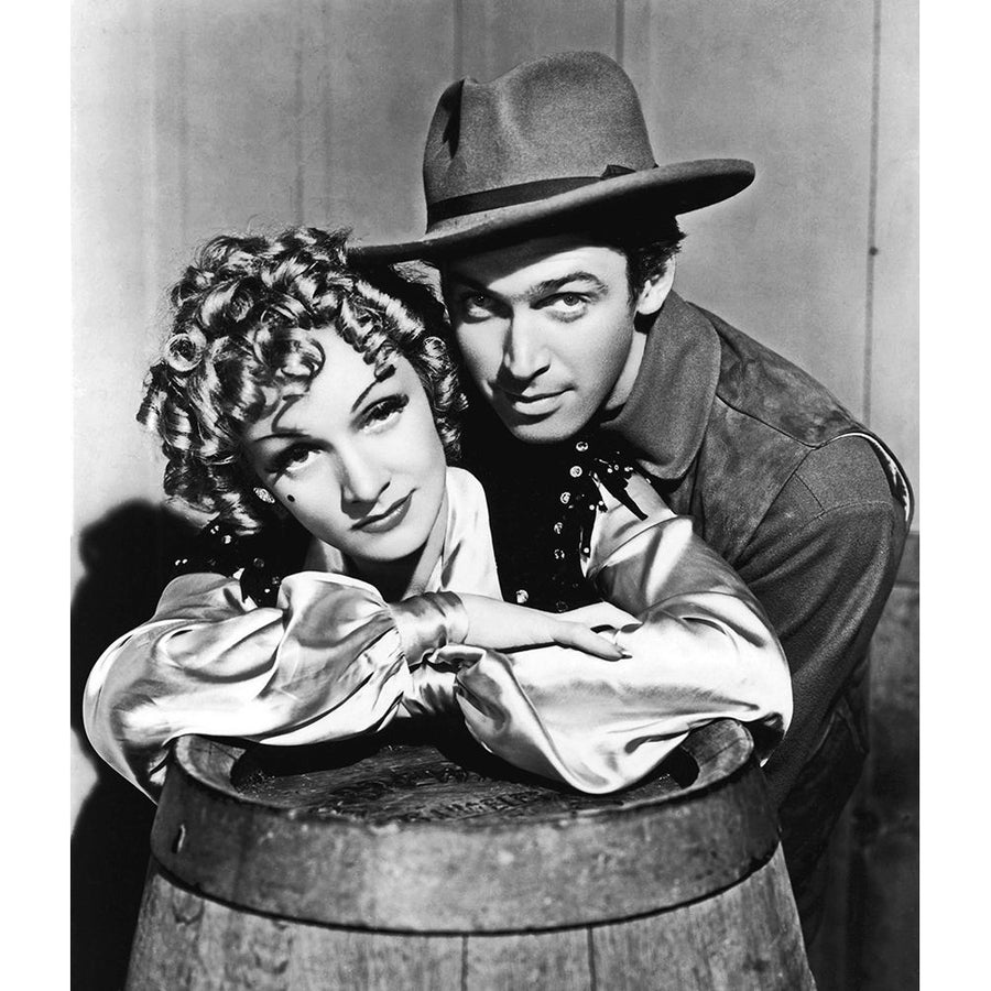 Destry Rides Again - Marlene Dietrich with James Stewart Poster Print by Hollywood Photo Archive Hollywood Photo Image 1