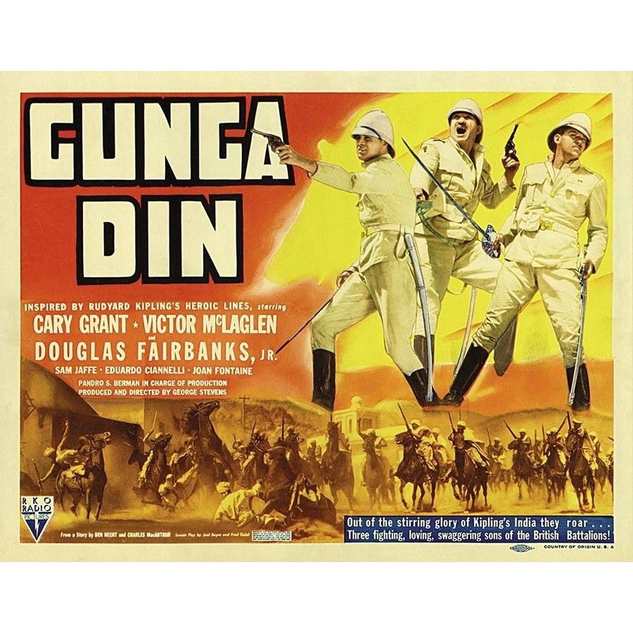 Cary Grant - Gunga Din Poster Print by Hollywood Photo Archive Hollywood Photo Archive-VARPDX488870 Image 1