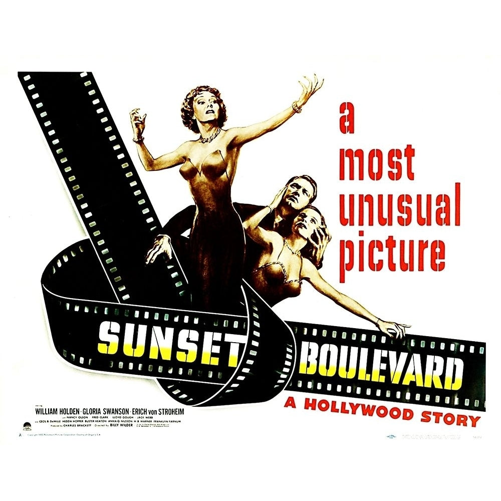 Sunset Boulevard - Poster Poster Print by Hollywood Photo Archive Hollywood Photo Archive-VARPDX489598 Image 1