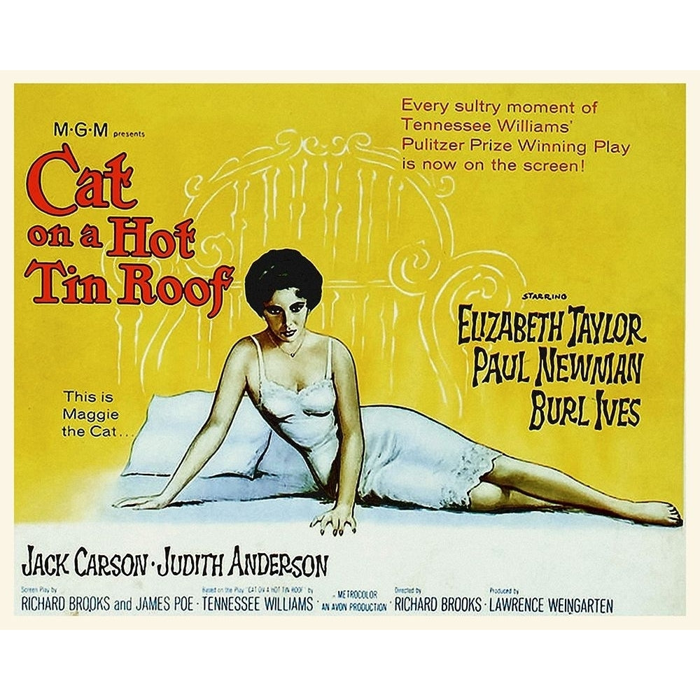 Elizabeth Taylor - Cat on a Hot Tin Roof Poster Print by Hollywood Photo Archive Hollywood Photo Archive-VARPDX489743 Image 1