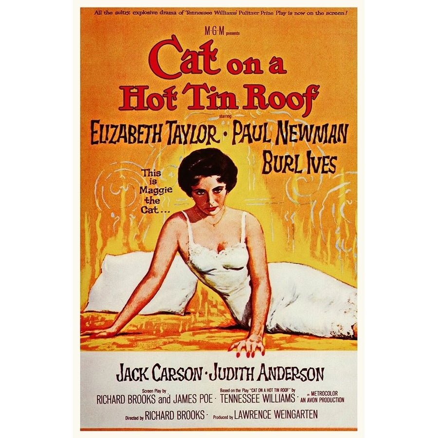 Elizabeth Taylor - Cat on a Hot Tin Roof Poster Print by Hollywood Photo Archive Hollywood Photo Archive-VARPDX489718 Image 1