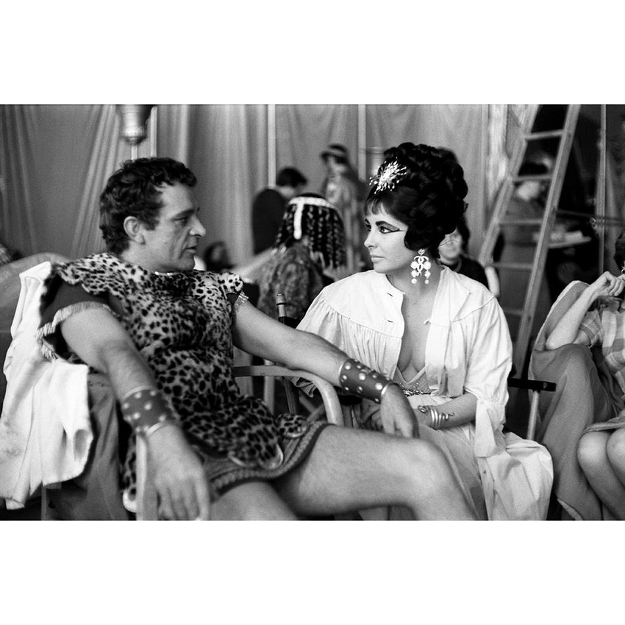 Behind the Scenes - Elizabeth Taylor - Cleopatra Poster Print by Hollywood Photo Archive Hollywood Photo Image 1