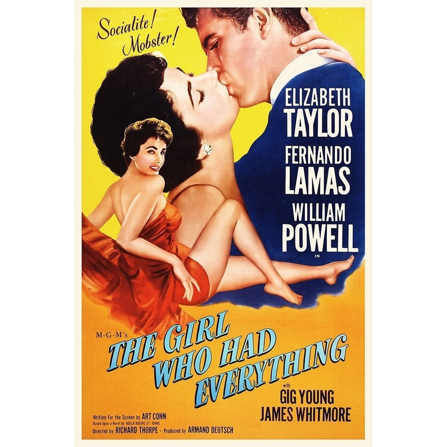 The Girl Who Had Everything - Poster Poster Print by Hollywood Photo Archive Hollywood Photo Archive-VARPDX489792 Image 1