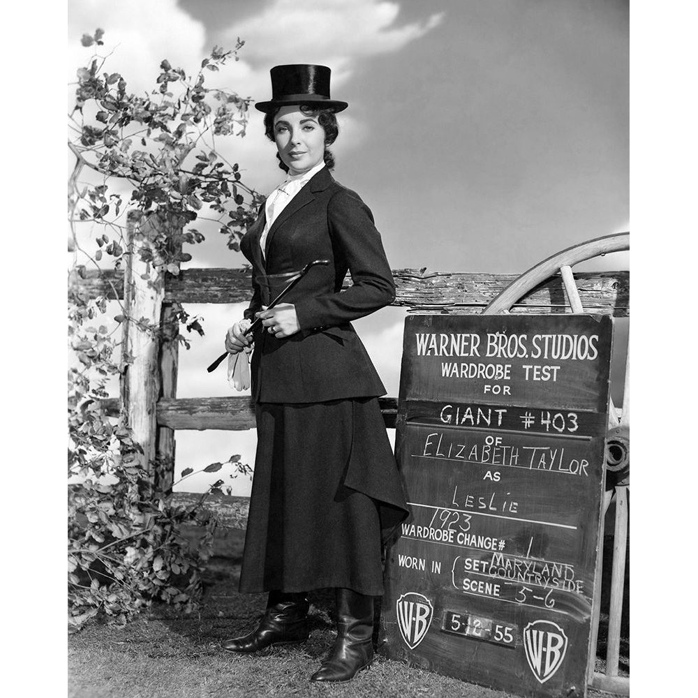 Wardrobe Test - Giant - Elizabeth Taylor Poster Print by Hollywood Photo Archive Hollywood Photo Archive-VARPDX489875 Image 1