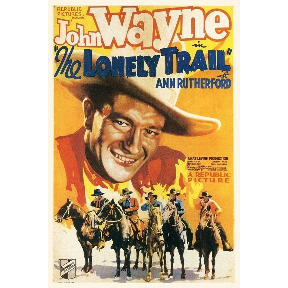 The Lonely Trail with John Wayne and Ann Rutherford Poster Print by Hollywood Photo Archive Hollywood Photo Image 1