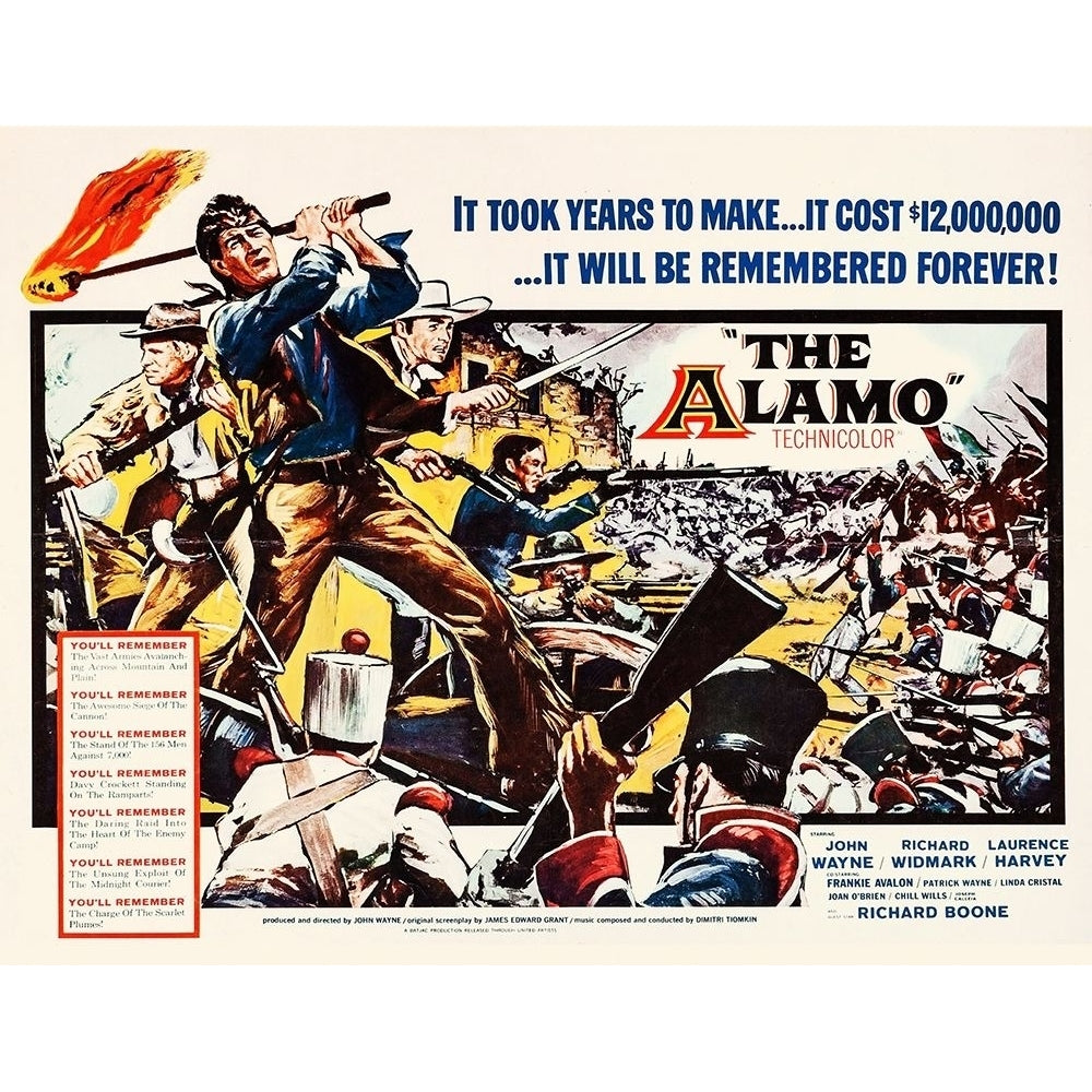 The Alamo - John Wayne Poster Print by Hollywood Photo Archive Hollywood Photo Archive-VARPDX490105 Image 1