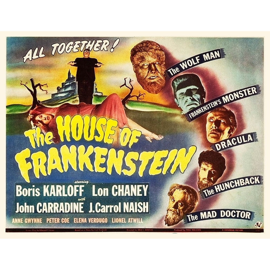 The House of Frankenstein Poster Print by Hollywood Photo Archive Hollywood Photo Archive-VARPDX490364 Image 1