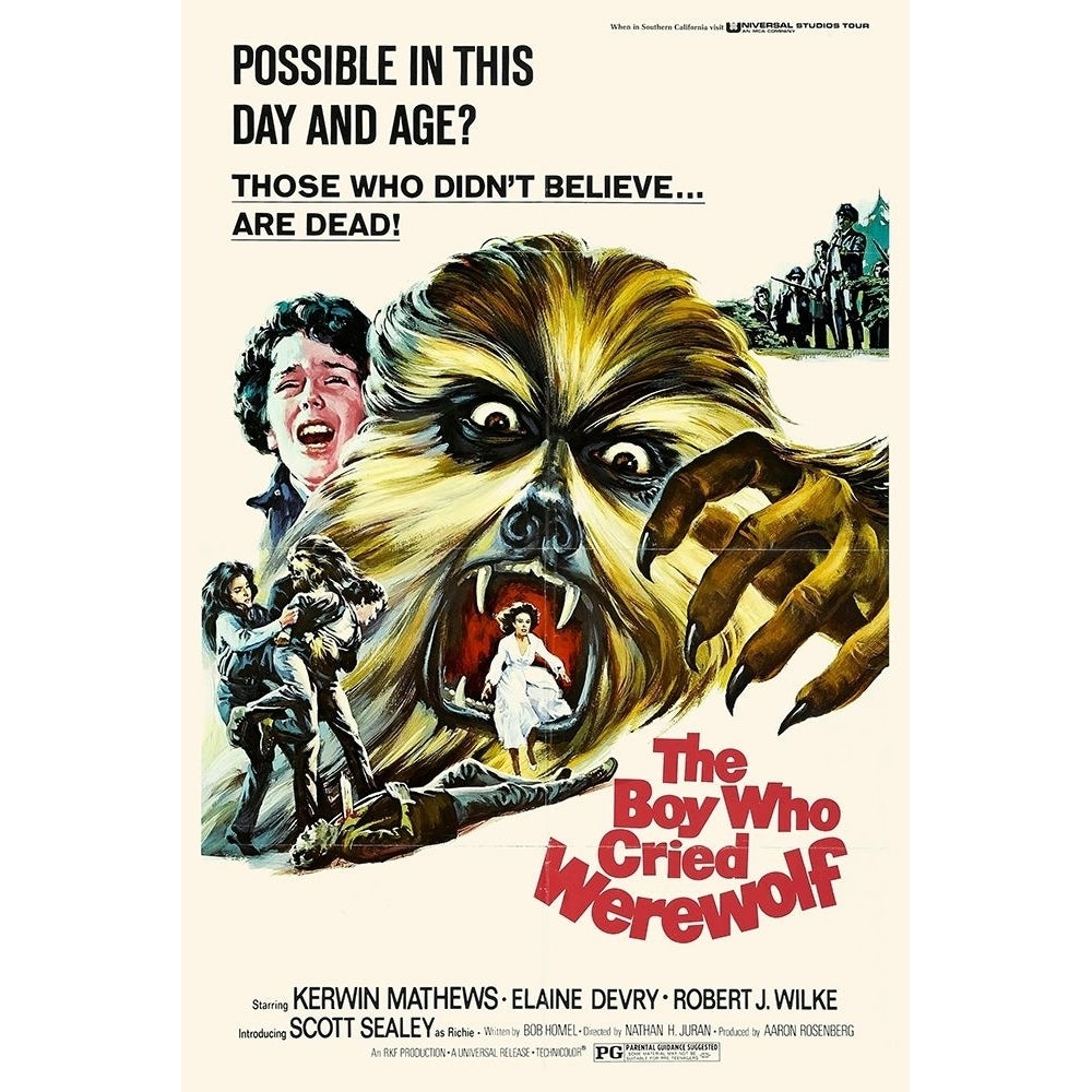 The Boy Who Cried Werewolf Poster Print by Hollywood Photo Archive Hollywood Photo Archive-VARPDX490500 Image 1