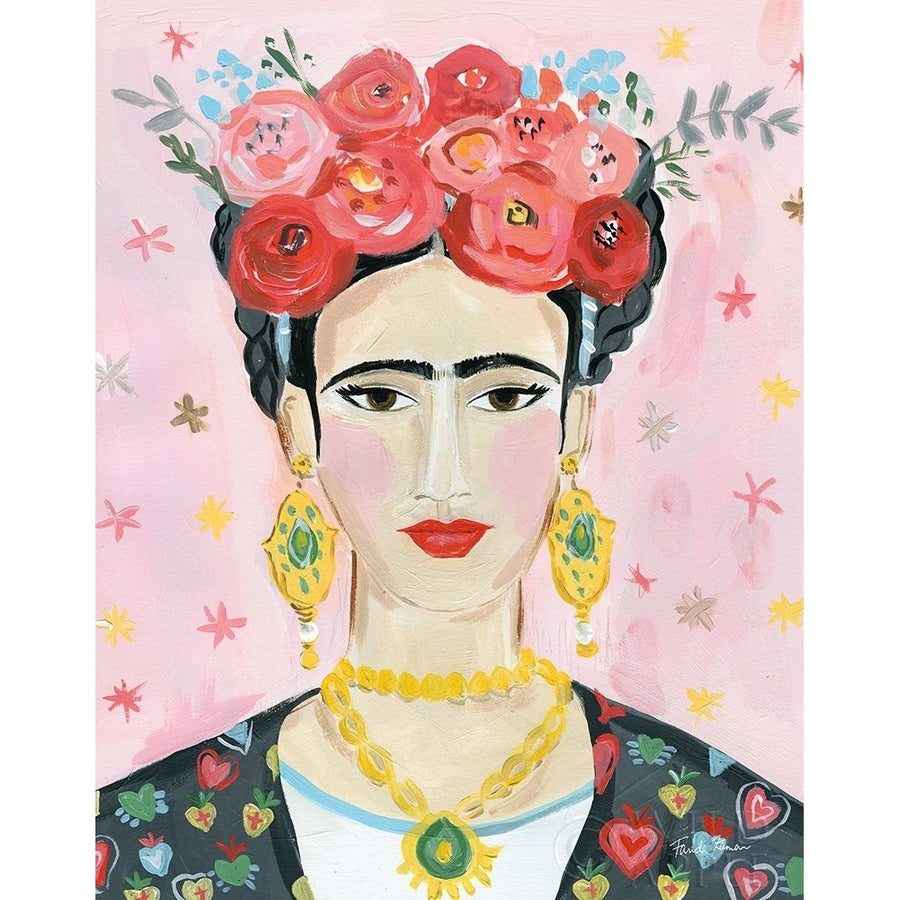 Homage to Frida Poster Print by Farida Zaman-VARPDX49339 Image 1