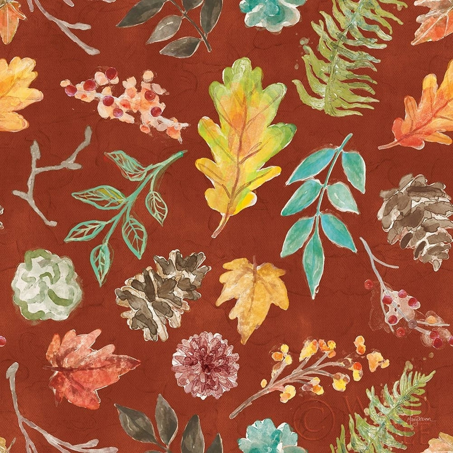 Autumn Friends Pattern IID Poster Print by Mary Urban-VARPDX49378 Image 1