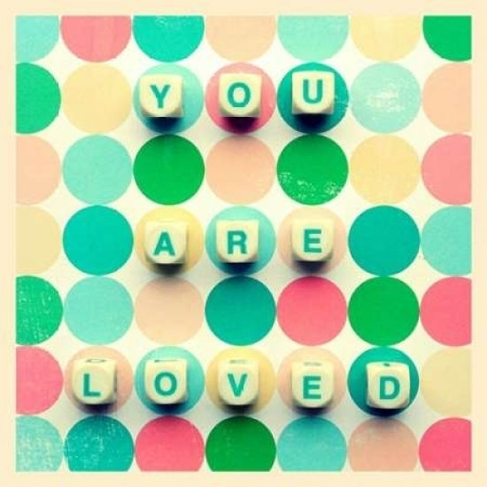 You Are Loved Game Pieces Poster Print by Vicki Dvorak-VARPDX494DVO1000D Image 2