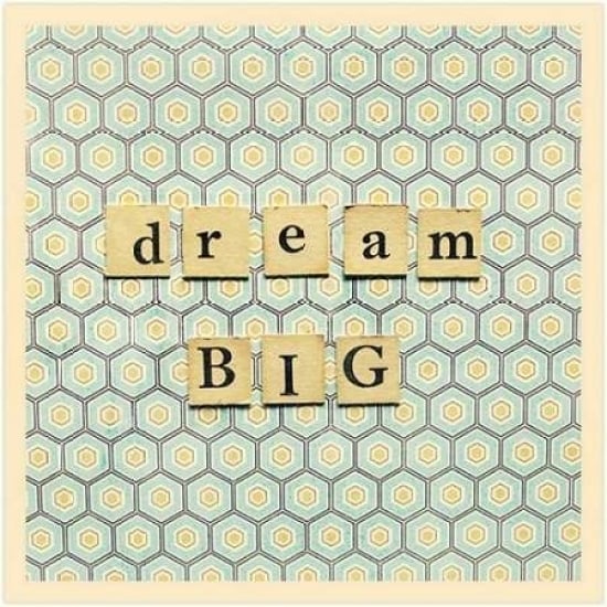 Dream Big Game Pieces Poster Print by Vicki Dvorak-VARPDX494DVO1002C Image 1