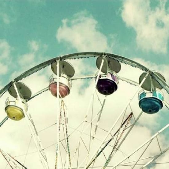 Retro Farris Wheel Poster Print by Vicki Dvorak-VARPDX494DVO1013B Image 2