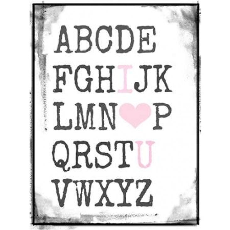 Alphabet Love Poster Print by Vicki Dvorak-VARPDX494DVO1016A Image 1