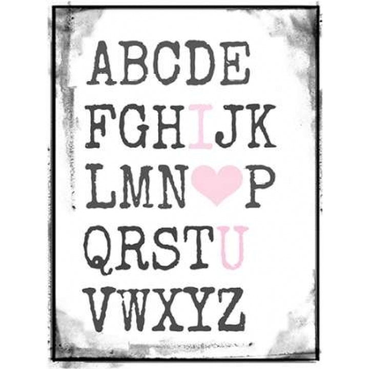 Alphabet Love Poster Print by Vicki Dvorak-VARPDX494DVO1016A Image 2