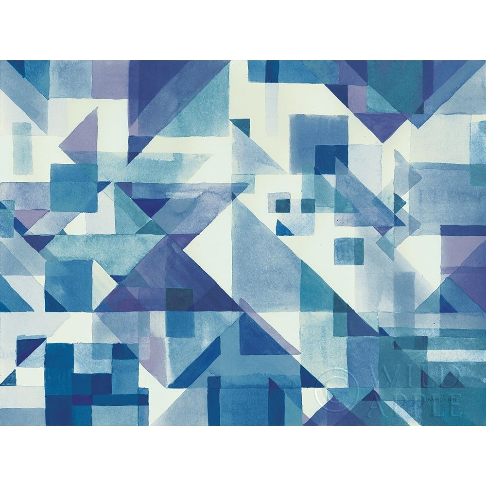 Try Angles I Blue Poster Print by Danhui Nai-VARPDX49978 Image 1