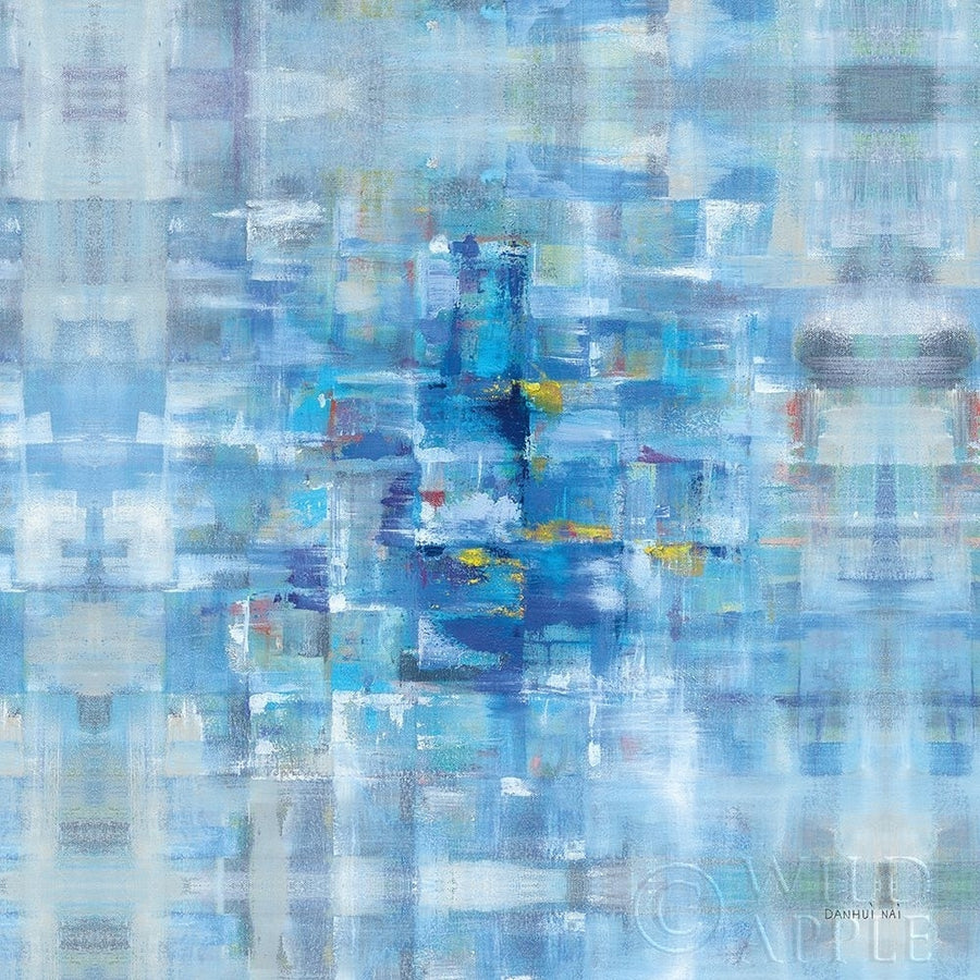 Abstract Squares Blue Poster Print by Danhui Nai-VARPDX49976 Image 1