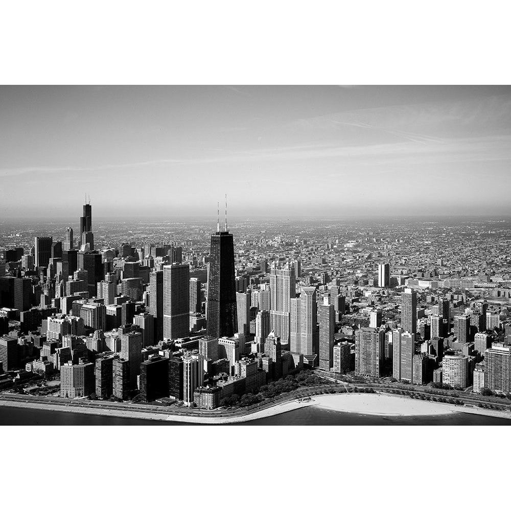 Aerial view of lakeshore Chicago Illinois Poster Print by Carol Highsmith-VARPDX50004 Image 1